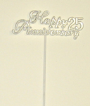 11" 25th Anniversary Flat Plastic Pick - SPECIAL PRICE