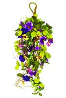 24" Mixed Teardrop W/ Pansy