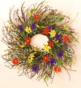 28" Wild Twig Wreath