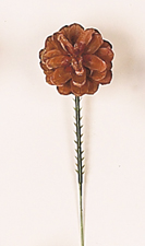 1.75" Natural Pine Cone Pick