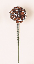 1.75" White Tip Pine Cone Pick