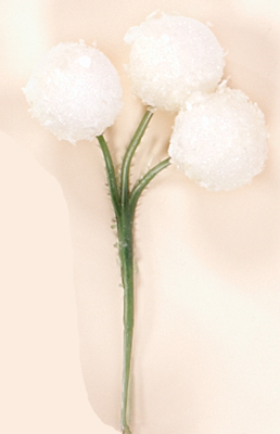 35mm Snowy Ball Pick X 3