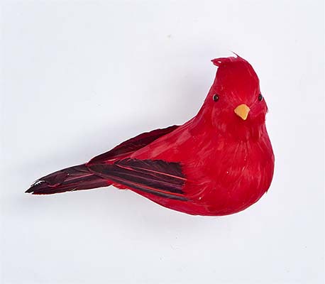 8" Feathered Cardinal