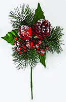 Ball/Cone/Pine/Berry w/ Snow Pick