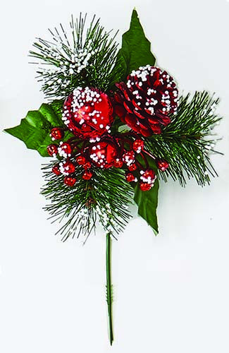 Ball/Cone/Pine/Berry w/ Snow Pick