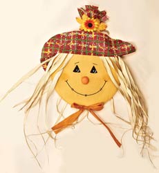 24" Hanging Scarecrow Face