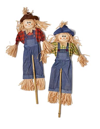 48" Scarecrow On Stick