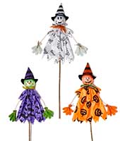 42" Halloween Figures on Stake, 3 Assorted