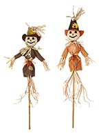 48" Scarecrow On Stake, 2 Asst