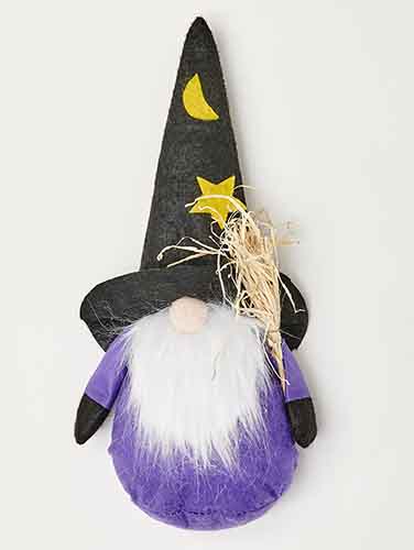 14" Halloween Tabletop Witch Gnome