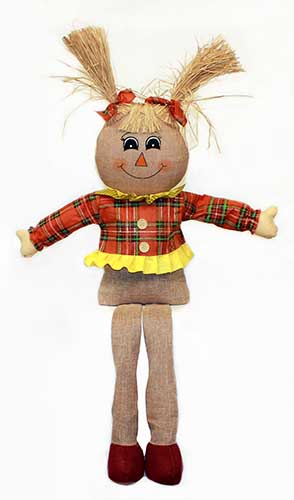36" Sitting Scarecrow