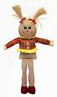 36" Sitting Scarecrow