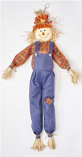 24" Hanging Stuffed Scarecrow