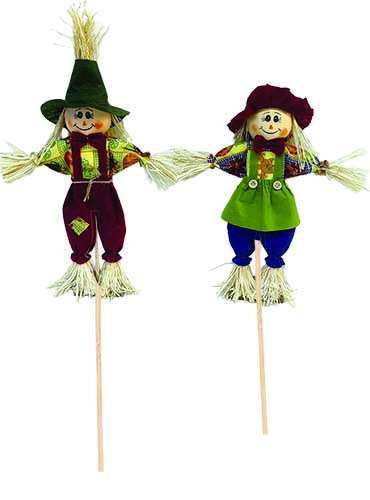 8" Scarecrow on 11" Pick