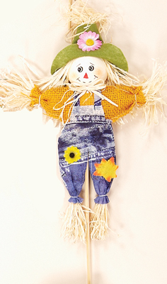 12" Scarecrow on 11" Stick 