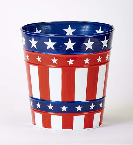 7.5" Galvanized July 4th Bucket