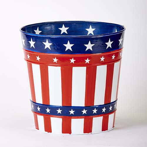 9.5" Galvanized July 4th Bucket