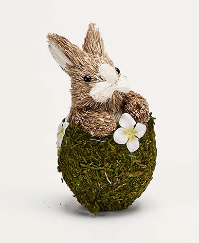 5" Mossy Egg w/ Bunny