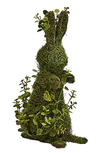 21" Standing Mossy Bunny