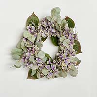 16" Hyndrangea Wreath Close Out