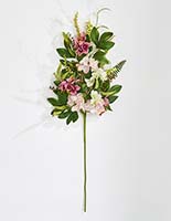 34" White & Pink Hydrangea Spray
