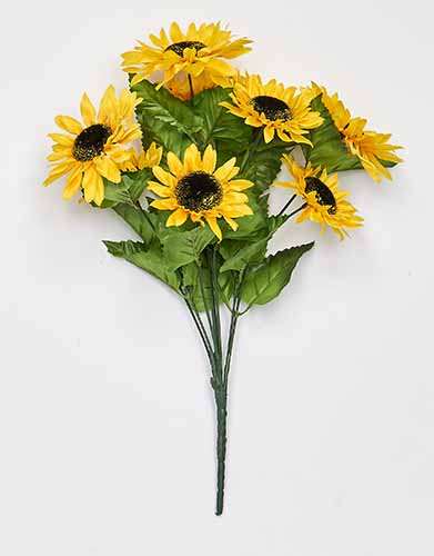 15" Sunflower Bush X 9