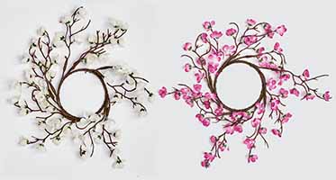 3." SPRING FLOWER CANDLE RING