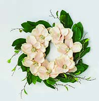 28" Magnolia Wreath on Natural Twig Base