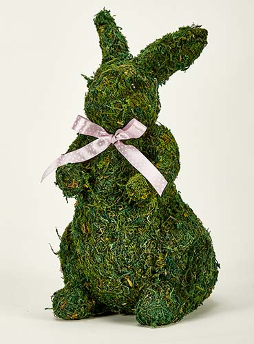 11" Tabletop Moss Easter Bunny