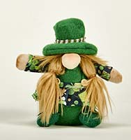 6" St. Patrick's Day Tabletop Gnome
