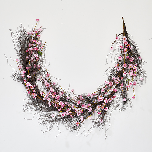 58" Cherry Blossoms on Twig Garland