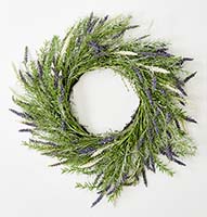 23" Lavender Wreath on Natural Twig Base