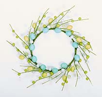 17" Easter Eggs and Berries Wreath