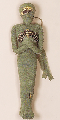 22" Hanging Skeleton Mummy