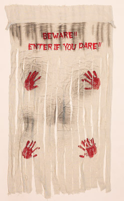 54" Bloody Curtain- CLOSE OUT