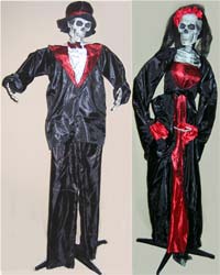 63" Standing Ghoul Groom & Bride