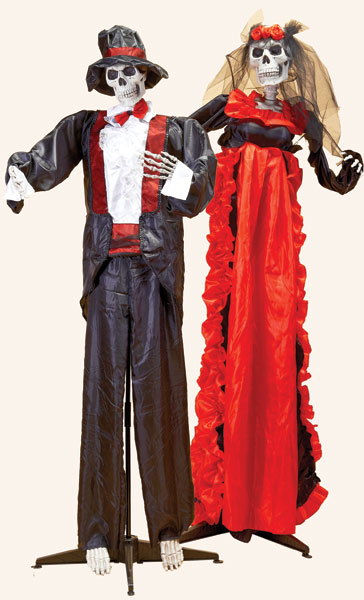 63" Standing Ghoul Groom & Bride