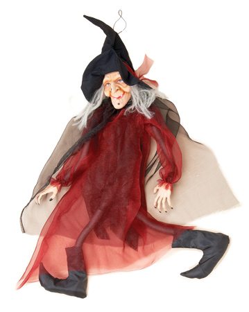 39" Hanging Walking Witch