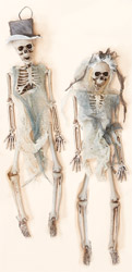 16" Skeleton Bride & Groom