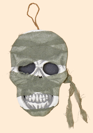 14" Hanging Mummy Face - CLOSEOUT