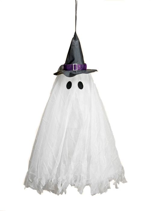 31" LED Multicolor Flashing Hanging Ghost with Sound