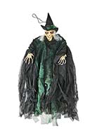 43" Hanging Witch w/ Red Light