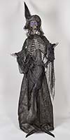 78" Standing Light Up And Talking Witch