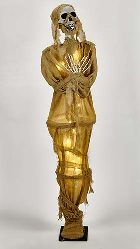 61" Lighted Standing Mummy