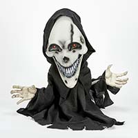 22" Animated Swaying Reaper with Light Up Eyes & Sound