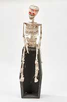 28" Animated Mummy Sitting In Coffin