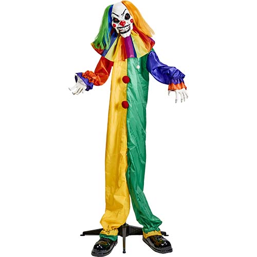 65" Animated Halloween Clown