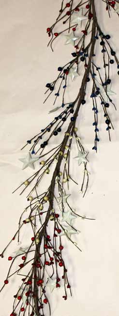 53" Swirled Mini Ball Garland w/ 12 Balls