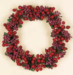 5.5" Berry Candle Ring