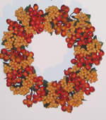 5.5" Berry Candle Ring